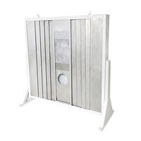 Protection verticale pour machine à découpe laser, certifiée CE, type cloison, avec soufflet