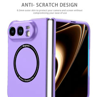 Coque de téléphone magnétique pliable ultra-fine couleur bonbon pour iPhone DUO, pare-chocs antichoc, coque rigide en PC mat