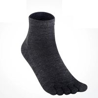 Chaussettes à bout en molleton mérinos pour hommes et femmes Chaussettes à cinq doigts personnalisées Chaussettes de sport antibactériennes pour la course à pied