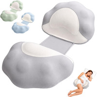 Oreillers de grossesse ergonomiques en mousse à mémoire de forme compressible pour le corps