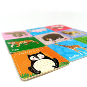 Заводская пользовательская карта грамотности для детей, обучающая Английская, развивающая, на заказ, подарок на день рождения ребенка, Мультяшные открытки с животными - Product Image 4