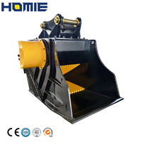 Godet de concassage robuste pour excavatrice, attache de concassage de béton, prix usine