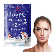 Capsules blanchissantes pour la peau détox au collagène congelé collagène congelé 2 en 1 compléments blanchissants pour la peau foncée