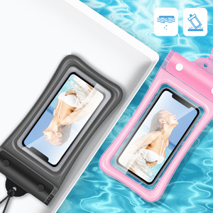 Pochette Étanche Portable d'Été pour Smartphones Plage Sous l'Eau, <span class=keywords><strong>Coque</strong></span> Téléphone Étanche IPX8, 3 Plis, Logo Personnalisable - Product Image 2