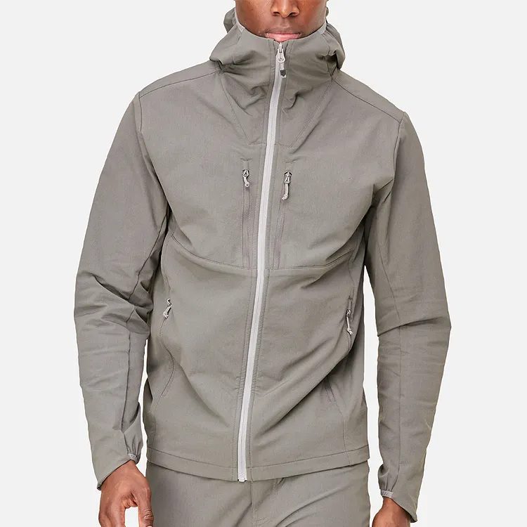 Venta caliente personalizado hombres impermeable al aire libre senderismo chaqueta transpirable escalada a prueba de viento chaqueta de lluvia