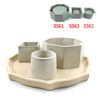 Early Riser Creative DIY Succulent Ciment Vase Moule Décoratif Béton Pot De Fleur Moules En Silicone pour La Maison et Jardin Artisanat
