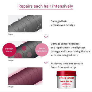 Traitement des <span class=keywords><strong>cheveux</strong></span> coréens Masque capillaire nourrissant en profondeur infusé au miel Crème à la kératine sans sulfate pour réparer et hydrater les <span class=keywords><strong>cheveux</strong></span> abîmés - Product Image 3