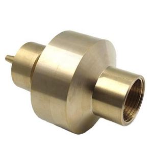 Accesorios de fuente de latón de cobre, doble capa brillante, columna de flores, cabezal de fuente de <span class=keywords><strong>dos</strong></span> capas, boquilla de fuegos artificiales de baile - Product Image 3