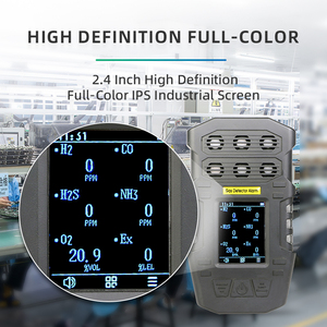Industrial Explosive Poisonous Confined Space O2 Oxygen 5 Gas Multigas Portable Gas Detector - Product Image 3
