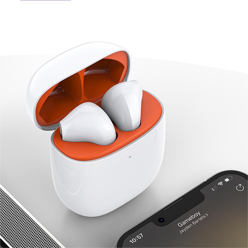 Стереонаушники-вкладыши, гарнитура, настоящие беспроводные наушники-вкладыши с Bluetooth, наушники с сенсорным управлением и футляром для беспроводной зарядки