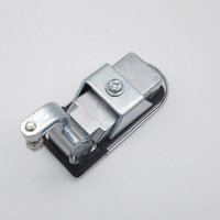 Loquet à levier de compression étanche avec bouton-poussoir pour camping-car, caravane et remorque