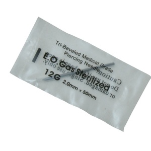 Gesteriliseerde Wegwerp Piercing Naalden Oor Neus Navel ,G12 - Product Image 1