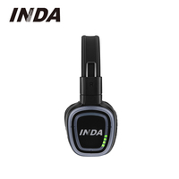 Casque de disco silencieux pliable à trois canaux Hi-Fi avec lumière LED 500M, casque silencieux, casque de disco RF890