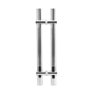 Poignée de porte en verre en acier inoxydable, type barre, espacement des trous réglable, pour bureaux et portes en bois - Product Image 5