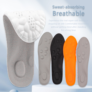 Semelles orthopédiques 4D pour le <span class=keywords><strong>soutien</strong></span> de la voûte <span class=keywords><strong>plantaire</strong></span>, 1 paire, <span class=keywords><strong>semelle</strong></span> intérieure souple pour la fasciite <span class=keywords><strong>plantaire</strong></span> - Product Image 1