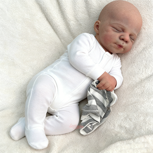 <span class=keywords><strong>Poupée</strong></span> bébé réaliste <span class=keywords><strong>de</strong></span> 20 pouces, maquillage exquis, yeux fermés et bouche ouverte, corps entier en silicone, toucher doux, jouet <span class=keywords><strong>de</strong></span> collection - Product Image 3