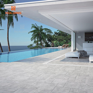 Travertine mô hình pháp phòng tắm gạch lát sàn chống trượt sứ ngói trông giống như đá phiến đá tự nhiên - Product Image 4