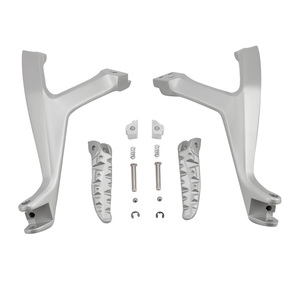 Reposapiés Trasero para Motocicleta TCMT Plateado/Negro Arena, Compatible con Ducati 899 959 1199 1299 Panigale, Kit de Reposapiés para Pasajero XF-075 - Product Image 2