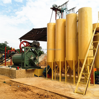 Usine de traitement de l'or CIL complète pour l'extraction aurifère en Zambie, capacité 300 TPD
