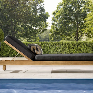 Ensemble de mobilier d'extérieur pour hôtel, jardin, resort, plage, chaises longues, villa, piscine extérieure, chaise longue, chaises longues pour piscine d'hôtel - Product Image 2
