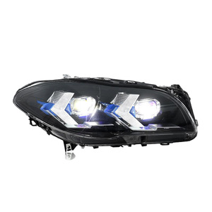 Conjunto de faros LED para BMW Serie 5 F10 con señal de giro secuencial y luz diurna - Product Image 1