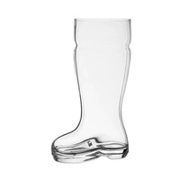 Grande tasse à bière artisanale en forme de botte, design créatif, grande capacité, en verre standard, tasse Hero, chopes à bière de blé pour bar, design minimaliste