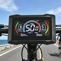 H7C Fatbike Professionnel avec Grand Écran LCD pour Vélo Électrique, Compteur de Vitesse et Ordinateur de Bord Intégrés
