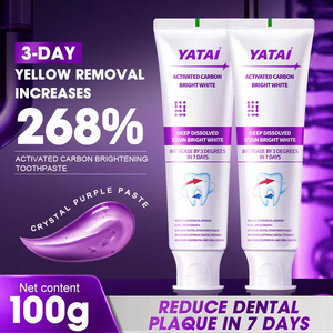 <span class=keywords><strong>ยาสีฟัน</strong></span>ไวท์เทนนิ่งถ่านกัมมันต์สีม่วง ยี่ห้อไพรเวทเลเบล ช่วยแก้ไขสีฟัน ขจัดคราบชา กาแฟ บุหรี่ - Product Image 2