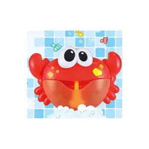 Brinquedos de banheiro para bolhas, caranguejo e bolhas giratórios, brinquedos seguros para banho de bebê, bolha, caranguejo