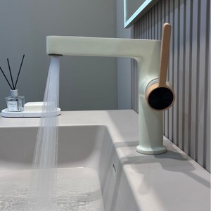 Grifo de lavabo de cobre completo con asiento de válvula de 35 mm, unidad única, estilo llave, para agua fría y caliente - Product Image 4