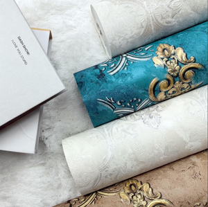 Metallic <b>Wallpaper</b> Golden Foil <b>Wallpaper</b> <b>Rolls</b> Damask <b>Wallpaper</b> Home Wall Paper 3D Metal Glitter Wall Paper for Home Decoration - Product Image 3