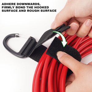 Tùy Chỉnh Nhiệm Vụ Nặng Nề Tự Dính Thân Thiện Với Môi Không Thấm Nước Chống Cháy Lưu Trữ Dây Đeo Móc Vòng Lặp Cho Cáp Đường Ống Dẫn Tổ Chức - Product Image 6