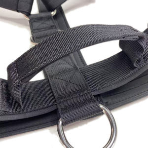 Hoge Kwaliteit <span class=keywords><strong>3Cm</strong></span> Brede Hondentuighalsband Met Duurzame Roestvrijstalen Metalen Gesp Tactische Hondentuig Voor Honden - Product Image 5