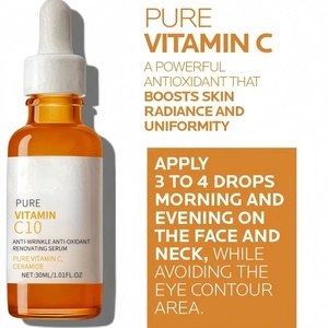 Set de <span class=keywords><strong>5</strong></span> Sueros para el Acné de 30 ml con Vitamina C10 para Niacinamida B3, Ácido Hialurónico B5, Ilumina y Elimina las Marcas, Exfoliante Facial - Product Image 5