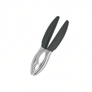 Cascanueces de Metal, Acero Inoxidable, Mango Negro, Utensilio de Cocina para Romper Nueces - Product Image 2