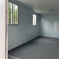 Conteneur Moderne Préfabriqué en Panneaux Sandwich, Modulable et Personnalisable, pour Hôpital Extérieur, Appartement, Dortoir, Bâtiment de Bureaux, 20 pieds