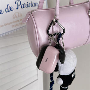 Étui pour écouteurs Apple AirPods 4ème génération, nouvelle coque simple intégrale noire et rose anti-chute - Product Image 4