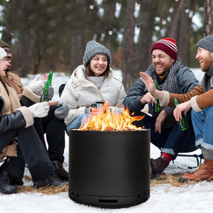 Suministros de jardín Patio grande Patio trasero Jardín Picnic Parrilla de carbón <span class=keywords><strong>Estufa</strong></span> Chimenea exterior redonda - Product Image 5