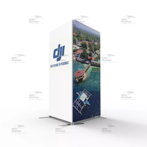 Tampilan Menara 3D portabel pameran dagang tegangan kain tampilan Promosi stan pameran kubus latar belakang - Product Image 1