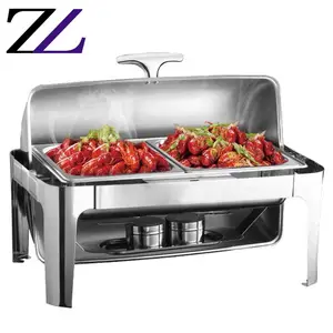 フードディバイダーハーフサイズシャフト料理precio de mesas para buffet banket all types cheap price of luxury on sale chafing dish