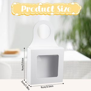 Giáng sinh năm mới tiệc cưới Bộ phụ kiện kraft giấy có thể gập lại chai rượu vang hộp - Product Image 4