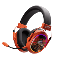 Akko MA02W Casque de survie Wasteland Éclairage dynamique RVB Connexion longue distance Casque de jeu