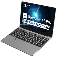 Ordinateur portable 15,6 pouces flambant neuf, Intel Celeron N95, Windows 11, 4/8 Go de RAM, 128/256/512/1024 Go de SSD, écran tactile anglais, ordinateur portable professionnel