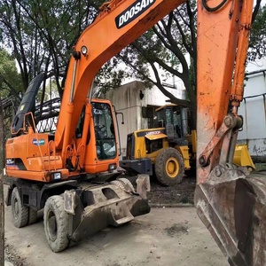 Machines de construction de routes d'occasion Excavatrice sur pneus Doosan 210w-7 Excavatrice à roues Doosan d'occasion 210w-7 - Product Image 4