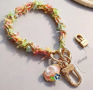 Cordon court pour poignets pour étuis de téléphone portable, bijou pendentif raffiné et sophistiqué, tendance et de niche, pour femmes - Product Image 4
