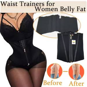 Fajas Colombianas de Compresión Firme con Etiqueta Personalizada, Control de Abdomen, Corsé Cincher de Cintura, Fajas Reloj De Arena con 13 Varillas de Acero - Product Image 4