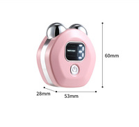 Dispositif de levage de visage à micro-courant avec écran LCD masseur de cou du visage Portable chauffage chaud beauté dispositif de soins de la peau
