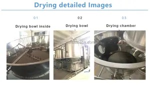 CWGFG High Efficiency Grade Granulation Vertical Continuous Boiling Fluid Bed Dryer Drying Equipment