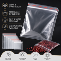Sacs en plastique transparents et durables BOPP/AL/PE scellés sous vide pour l'emballage des vêtements (personnalisables)