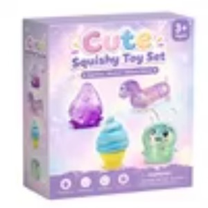 Collection de boîtes mystères Squishy à montée lente sur le thème des aliments gourmands (Pizza et Méduse) pour offrir des cadeaux créatifs - Product Image 6